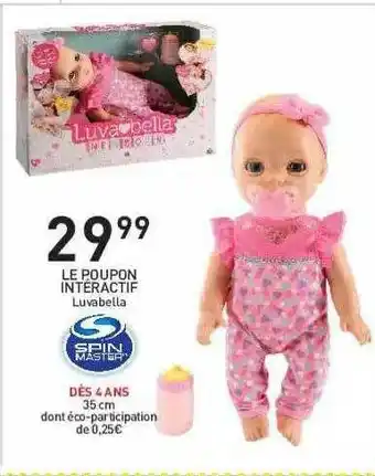 Le Poupon Intéractif Luvabella
