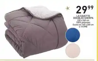 Stokomani La Couette Doublée Sherpa offre