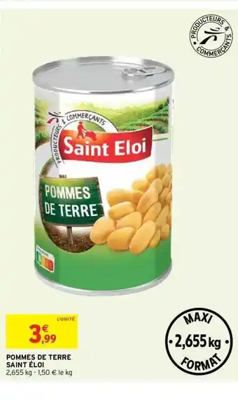 Intermarché Pommes De Terre Saint éloi offre