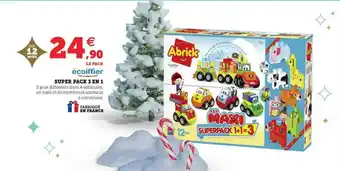 Super U Super Pack 3 En 1 écoiffier offre