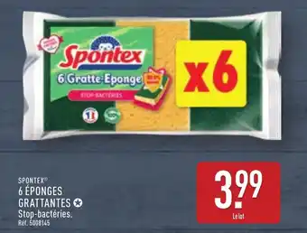 ALDI SPONTEX® 6 éponges grattantes offre