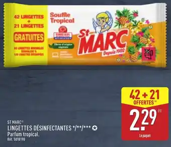 ALDI ST MARCⓇ Lingettes désinfectantes offre