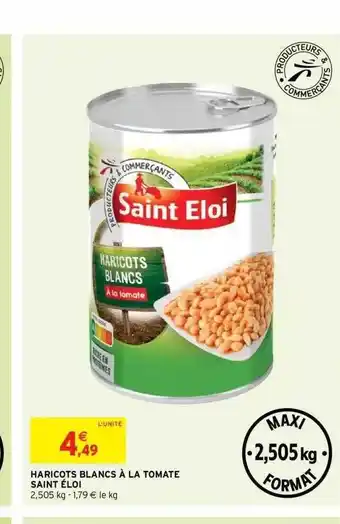 Intermarché Haricots Blancs à La Tomate Saint éloi offre