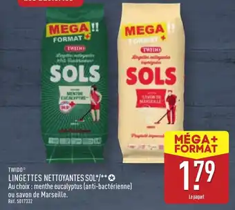 ALDI TWIDOⓇ Lingettes nettoyantes sol offre