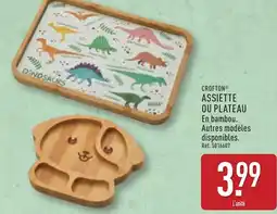 ALDI CROFTON® Assiette ou plateau offre