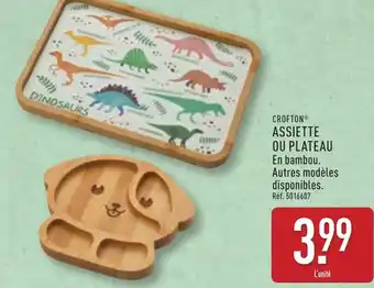 ALDI CROFTON® Assiette ou plateau offre