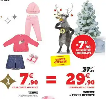 Tenue, Poupée + Tenue Offerte