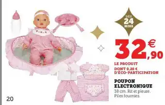 Super U Poupon électronique offre