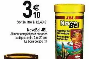 Tridôme NovoBel Jbl offre