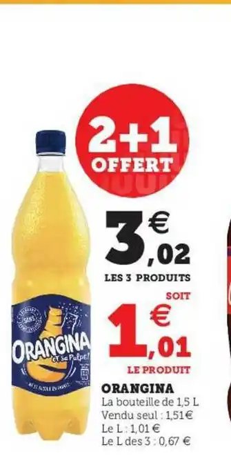 U Express Orangina offre