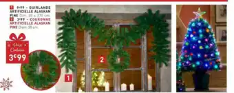VillaVerde Guirlande Artificielle Alaskan Pine, Couronne Artificielle Alaskan Pine offre