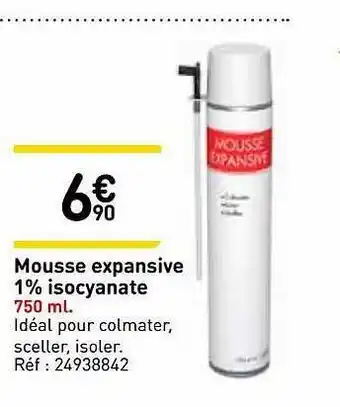 Weldom Mousse Expansive 1% Isocyanate offre