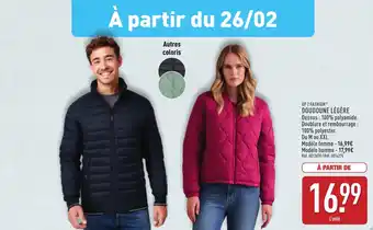 ALDI UP 2 FASHION® Doudoune légère offre