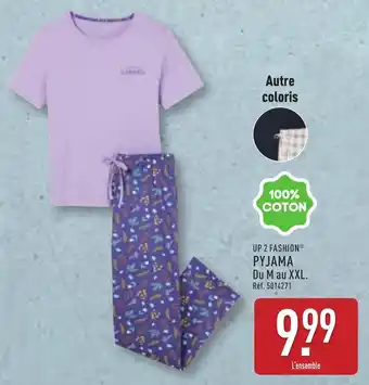 ALDI UP 2 FASHION® Pyjama du m au xxl. offre