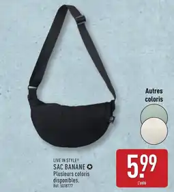 ALDI LIVE IN STYLEⓇ Sac banane offre