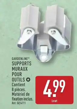 ALDI GARDENLINE® Supports muraux pour outils offre