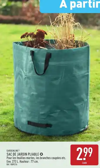 ALDI GARDENLINE® Sac de jardin pliable offre