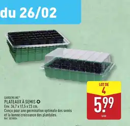 ALDI GARDENLINE® Plateaux à semis offre