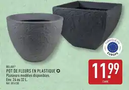 ALDI Pot de fleurs en plastique offre