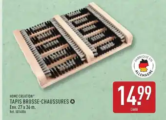 ALDI HOME CREATION® Tapis brosse-chaussures offre