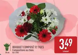 ALDI Bouquet composé 12 tiges offre