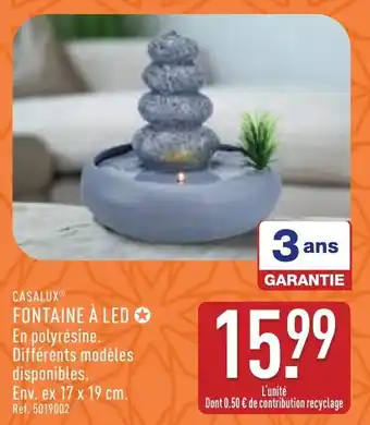 ALDI CASALUX Fontaine à led offre