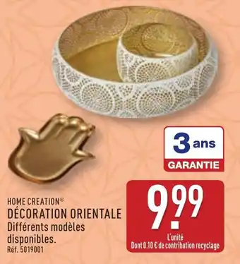 ALDI HOME CREATION® Décoration orientale offre