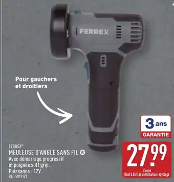 ALDI FERREX® Meuleuse d'angle sans fil offre