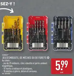 ALDI FERREX® Jeu d'embouts, de mèches ou de forets offre