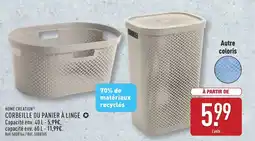 ALDI HOME CREATION® Corbeille ou panier à linge offre