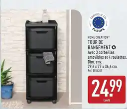 ALDI HOME CREATION® Tour de rangement offre