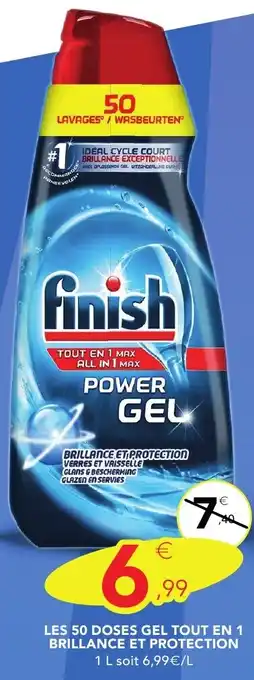 Stokomani FINISH Les 50 doses gel tout en 1 brillance et protection offre