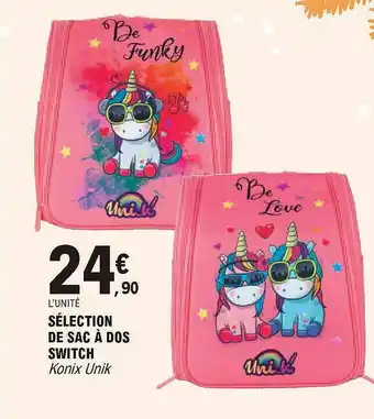 E.Leclerc Sélection De Sac à Dos Switch offre
