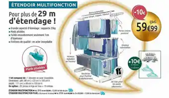 M6 Boutique étendoir Multifonction offre