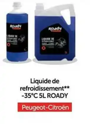 Roady Liquide Refroidissement -35°c 5l Roady offre