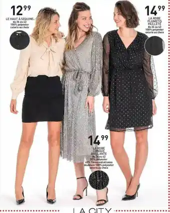 Stokomani Le Haut à Sequins, La Robe Plumet Pailleté, La Robe Longue Brillante offre