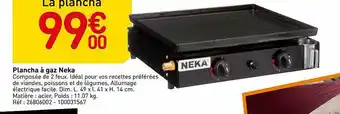 Weldom Plancha à Gaz Neka offre