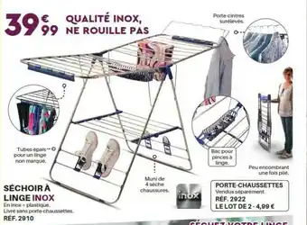 Shopix Séchoir à Linge Inox offre