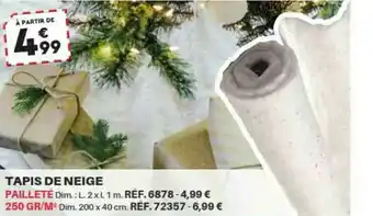 Shopix Tapis De Neige offre