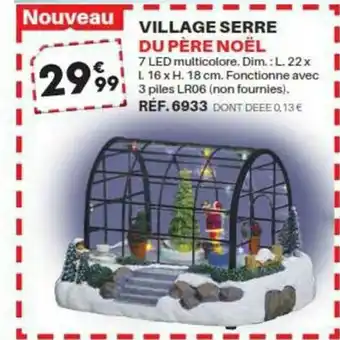 Shopix Village Serre Du Père Noël offre