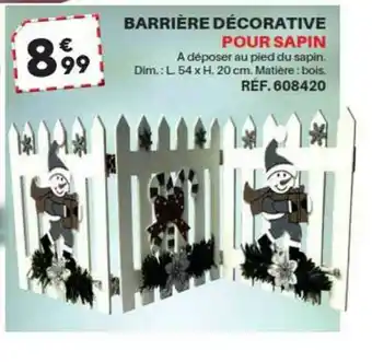 Shopix Barrière Décorative Pour Sapin offre
