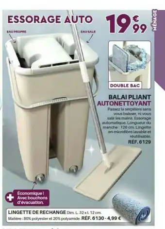 Shopix Balai Pliant Autonettoyant offre