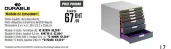 Plein ciel Module De Classement Durable offre