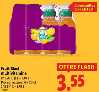 Lidl Solevita Fruit Blast multivitaminé offre