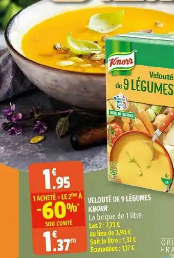 Velouté De 9 Légumes Knorr