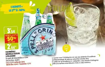Coccinelle Supermarché Eau Minérale Naturelle Gazeuse S.pellegrino offre