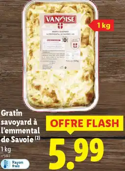 Lidl Gratin savoyard à l'emmental de Savoie offre