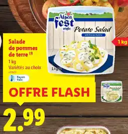 Lidl Salade de pommes de terre offre