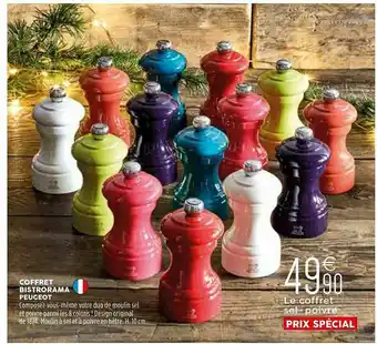 Culinarion Coffret Bistrorama Peugeot, Le Coffret Sel-poivre offre