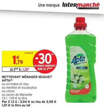 Intermarché Nettoyant ménager muguet apta offre